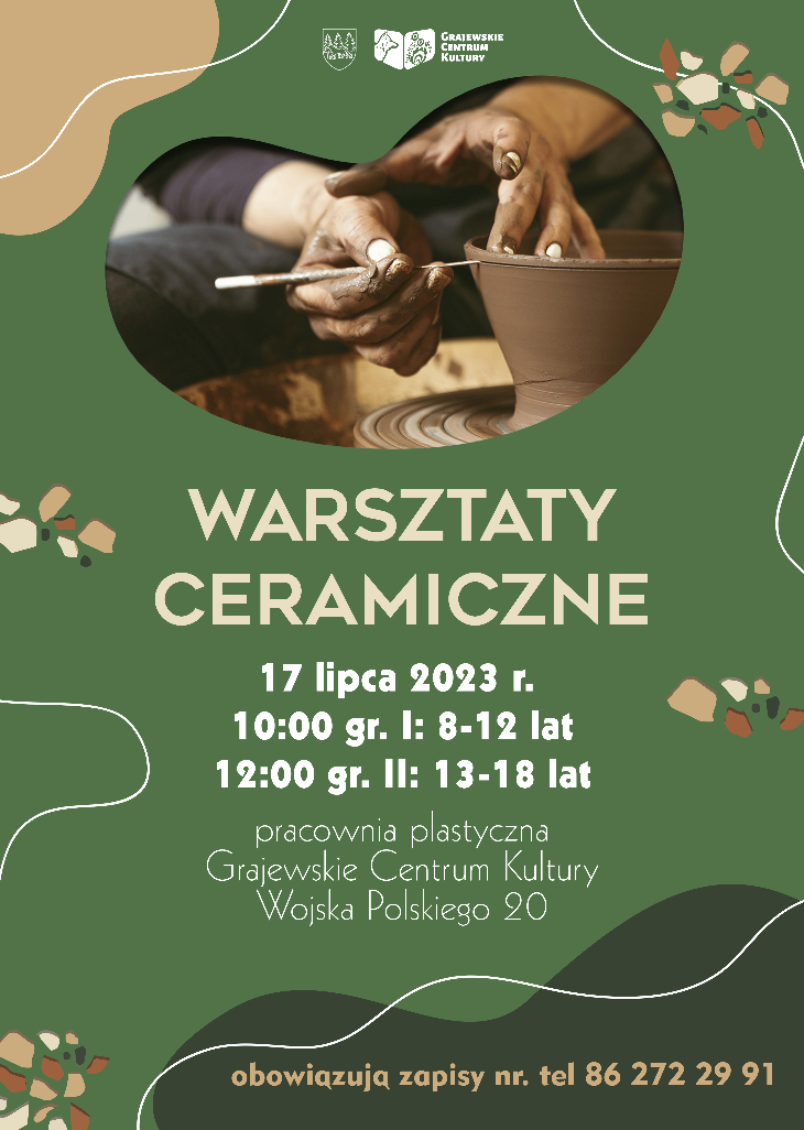 Warsztaty ceramiczne - Grajewskie Centrum Kultury