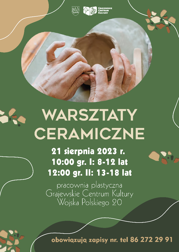 Warsztaty ceramiczne - Grajewskie Centrum Kultury