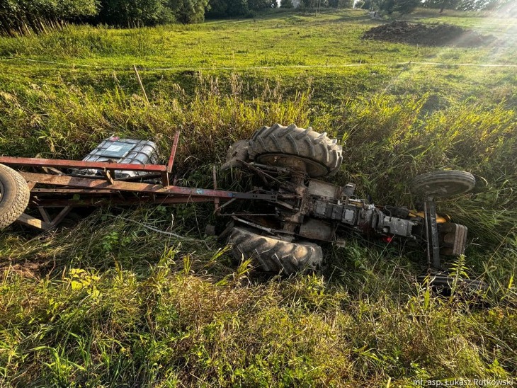 Ełk. Traktor przygniótł 12-latka