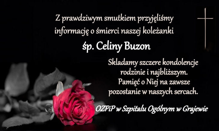 Zmarła śp. Celina Buzon - kondolencje