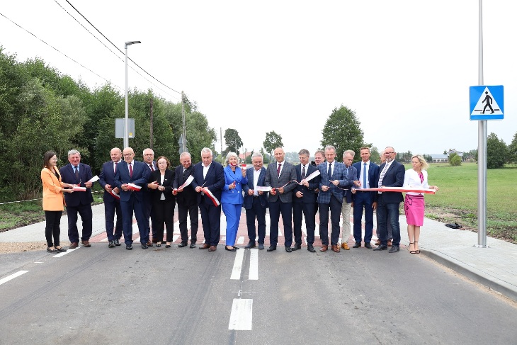 Uroczyste otwarcie drogi powiatowej w Białaszewie