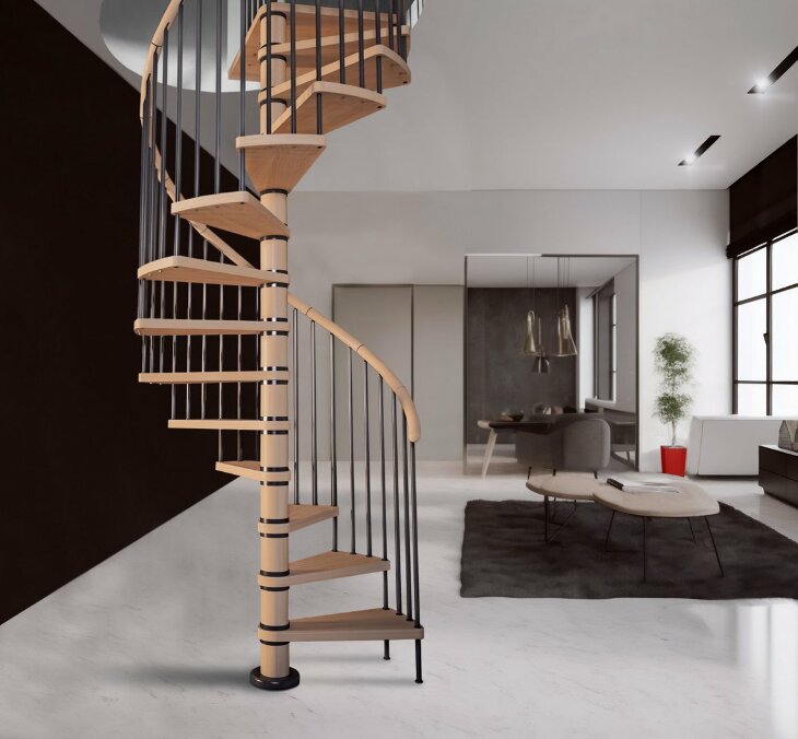 Jakie schody zajmują najmniej miejsca w domu?
