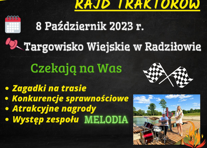 TRAKTORIADA- Rajd Wiejska Scenerią Radziłów 2023 