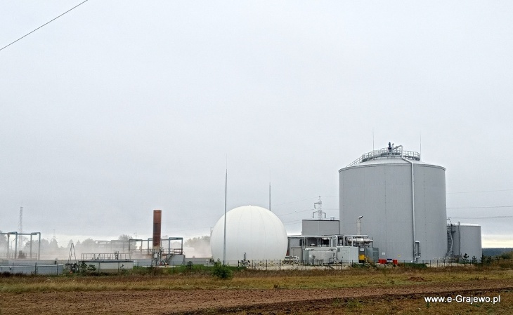 Doceniono biogazownię przy oczyszczalni ścieków w Grajewie