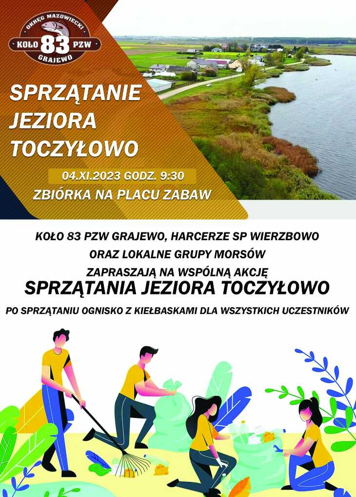 Sprzątanie jeziora Toczyłowo (4.11)