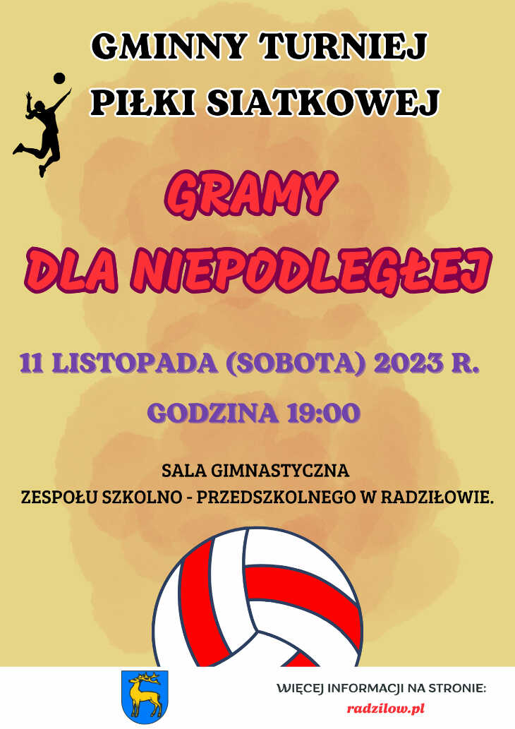 Radziłów. Turnieju Piłki Siatkowej  (11.11)