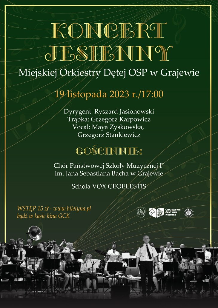 Koncert Jesienny Miejskiej Orkiestry Dętej OSP 