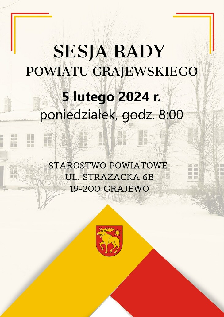 Sesja Rady Powiatu Grajewskiego (5.02)