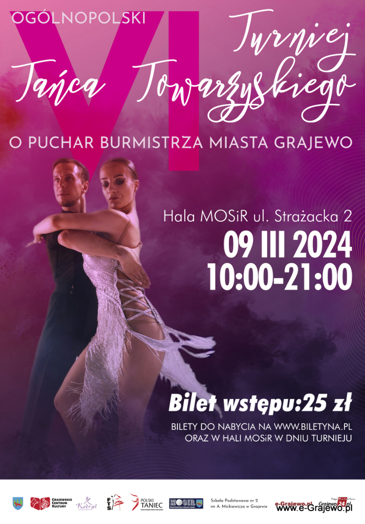 VI Ogólnopolski Turniej Tańca Towarzyskiego (09.03)