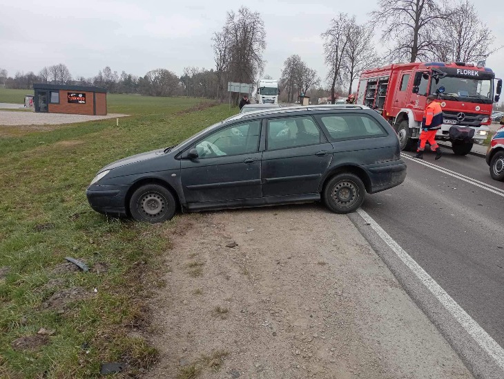 Wypadek koło Białegostoku na DK65