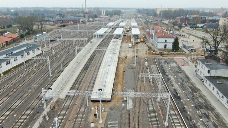 PKP Ełk. Postęp prac na Rail Baltica 