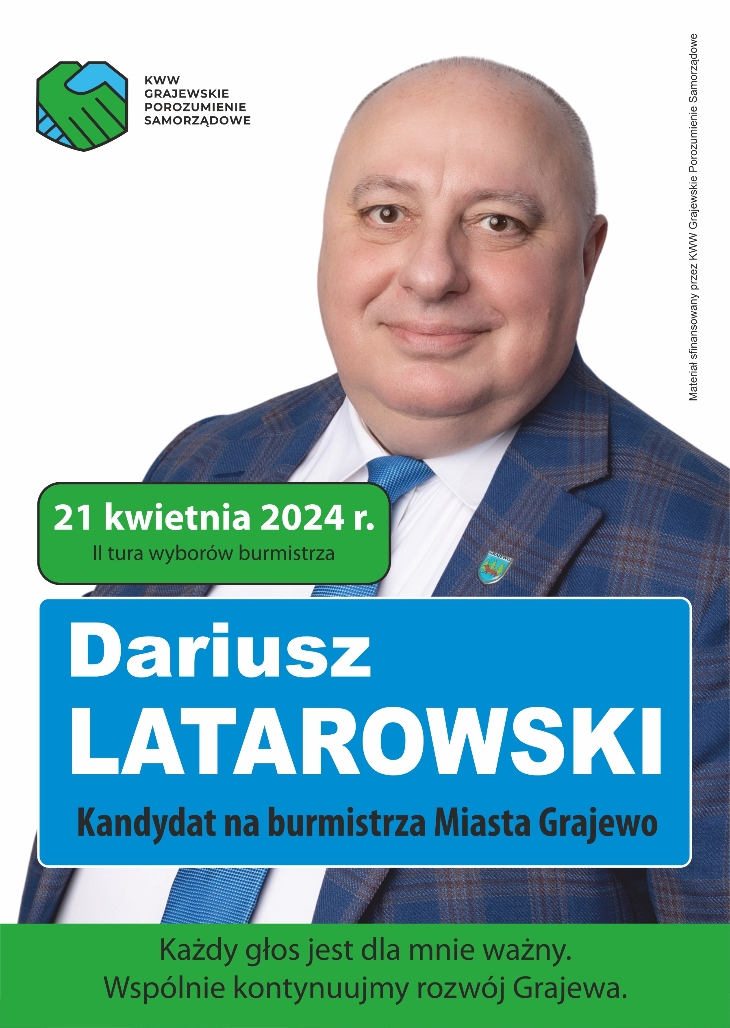Sprawdzony gospodarz Grajewa - Dariusz Latarowski