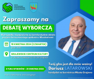 Zaproszenie na debatę wyborczą (18.04)