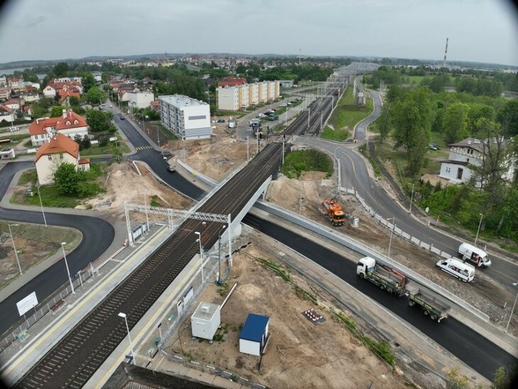 Nowy wiadukt kolejowy w Ełku