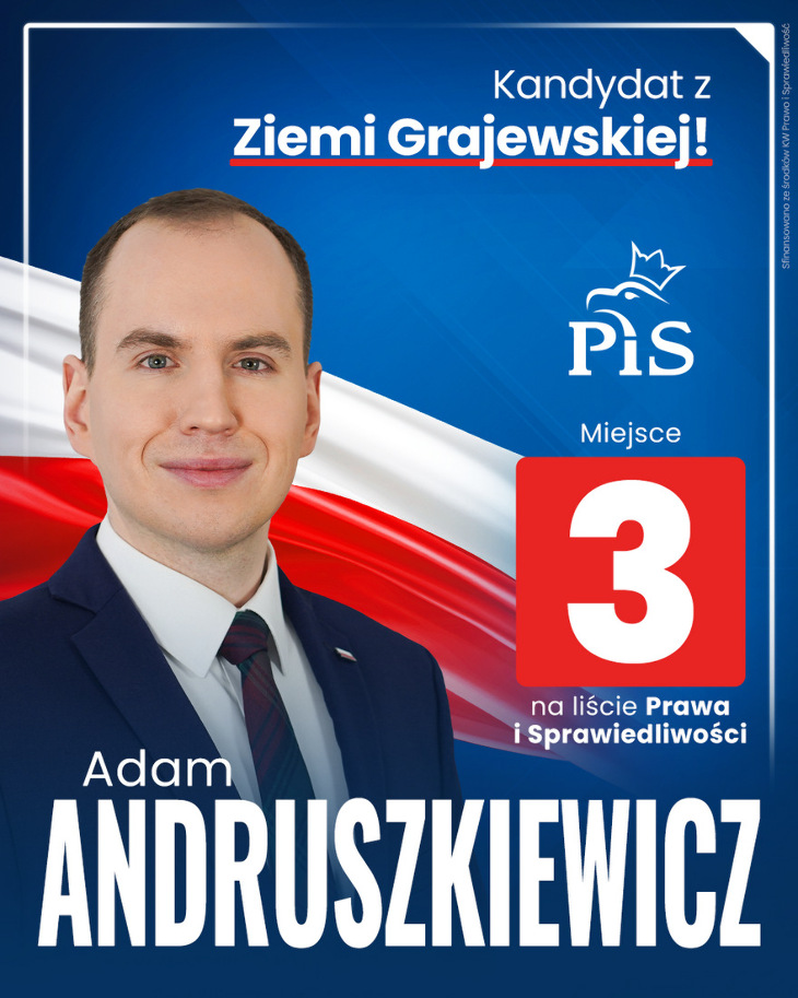 Adam Andruszkiewicz - kandydat do Parlamentu Europejskiego 