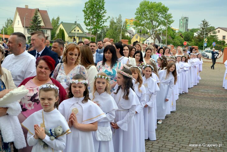 I Komunia - Parafia MBNP w Grajewie  (25.05.2024)