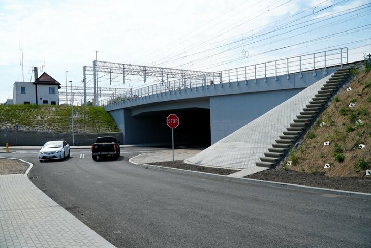 Rail Baltica w Ełku: otworzyli wiadukt na ul. Suwalskiej 