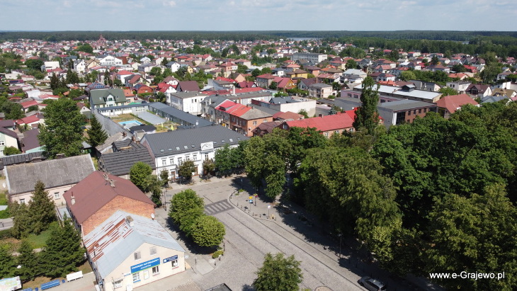 Augustów i okolice z lotu ptaka