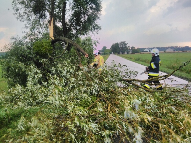 Pracowity dzień strażaków powiatu grajewskiego