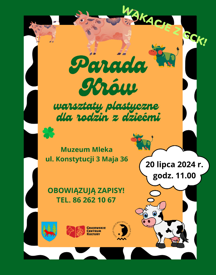 Parada Krów w Muzeum Mleka w Grajewie