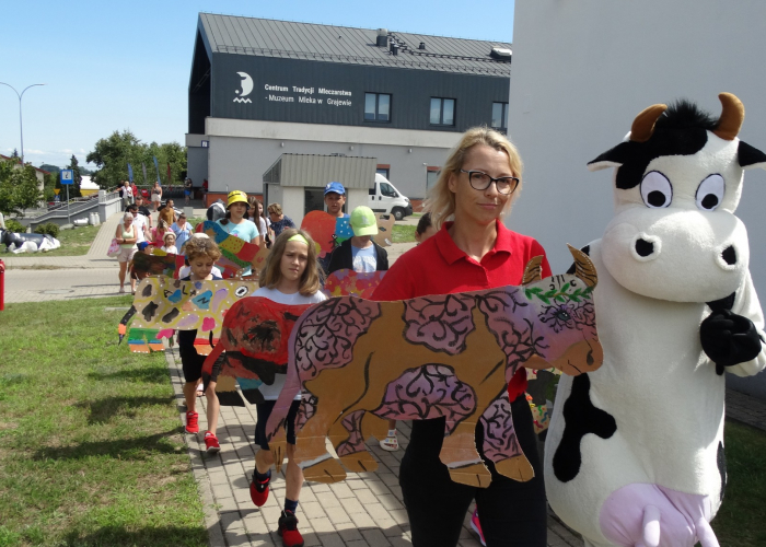 Parada Krów w Muzeum Mleka w Grajewie
