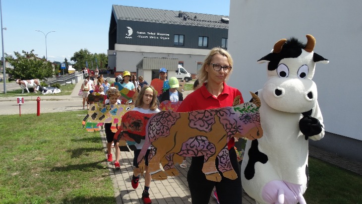 Parada Krów w Muzeum Mleka w Grajewie