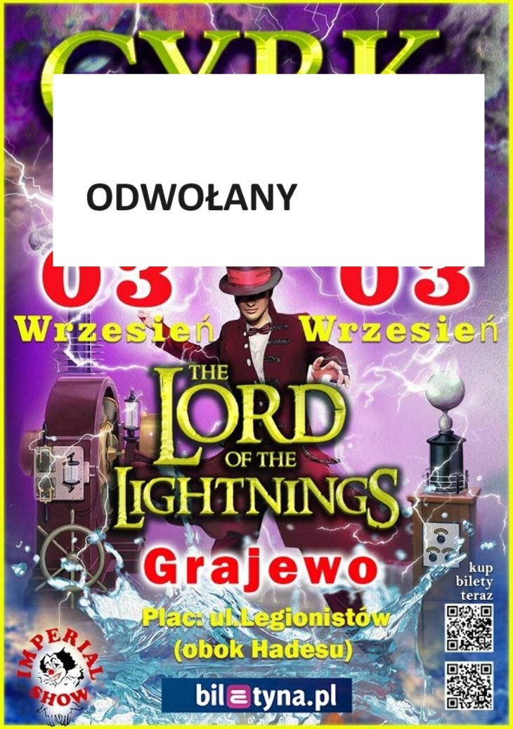 Cyrk na wodzie w Grajewie - ODWOŁANY!