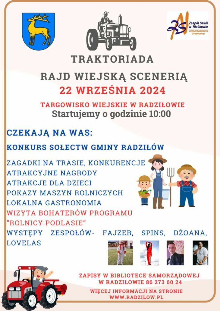 Traktoriada 2024 - Rajd Wiejską Scenerią 