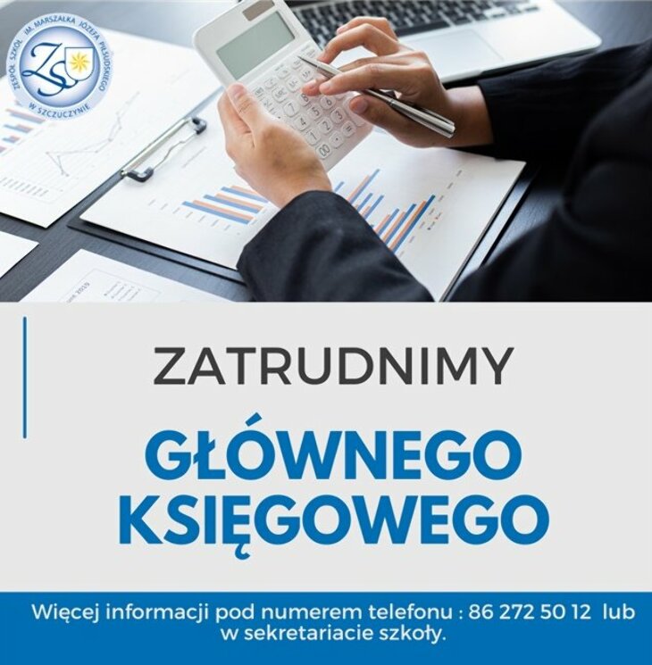 Drugi konkurs na stanowisko głównego księgowego