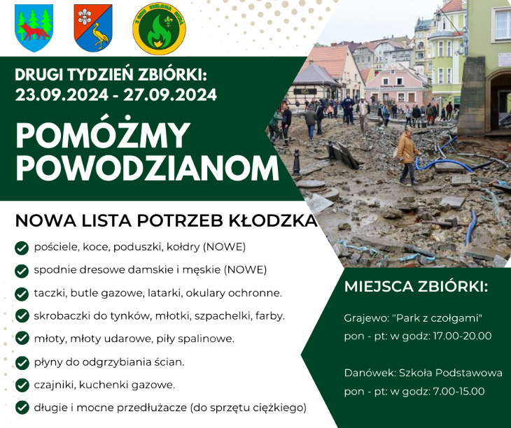 Grajewo. Zbiórka dla powodzian