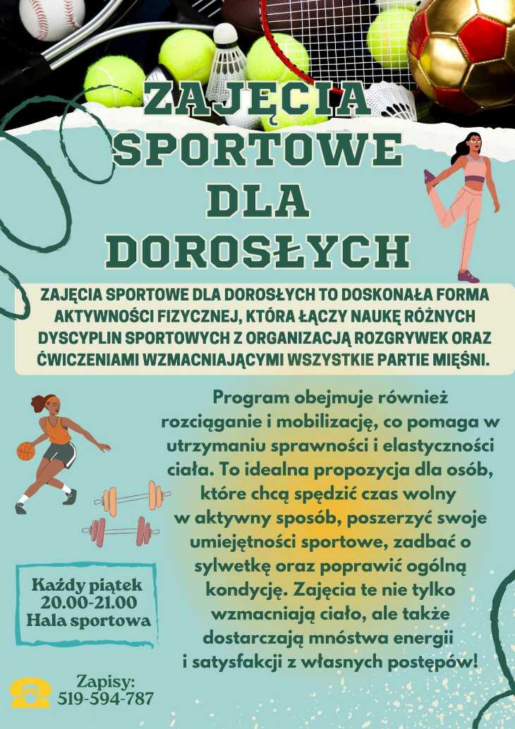 Zajęcia sportowe dla dorosłych