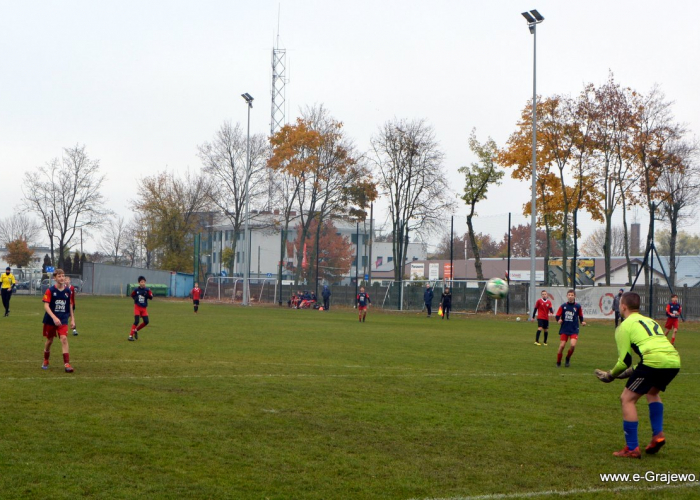 Warmia Grajewo : MOSP Białystok 4:0 (trampkarz młodszy)