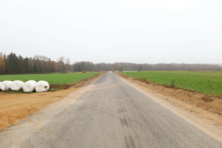 Nowa droga. Żebry ? Bukowo Duże ? Wiązownica