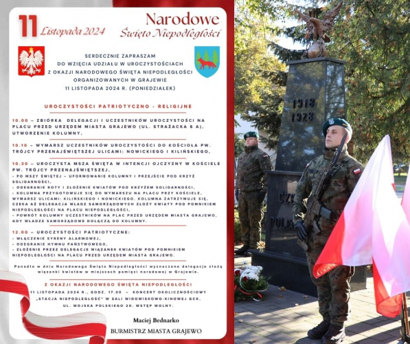 Grajewo. Narodowe Święto Niepodległości 11.11