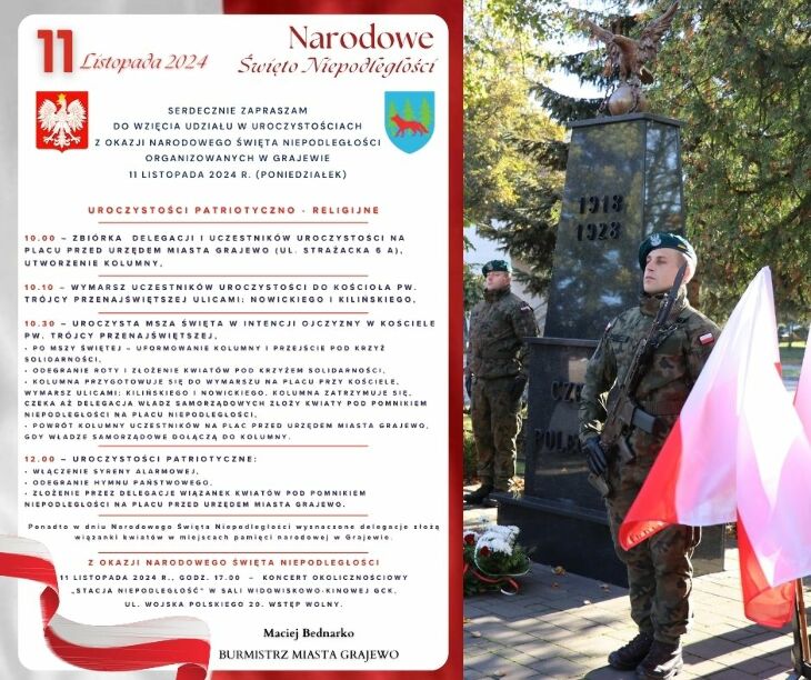 Grajewo. Narodowe Święto Niepodległości 11.11