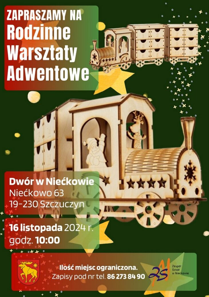 Dwór w Niećkowie - Rodzinne Warsztaty Adwentowe