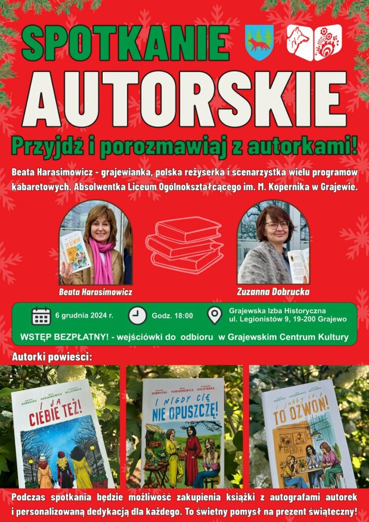 Spotkanie autorskie z Beatą Harasimowicz