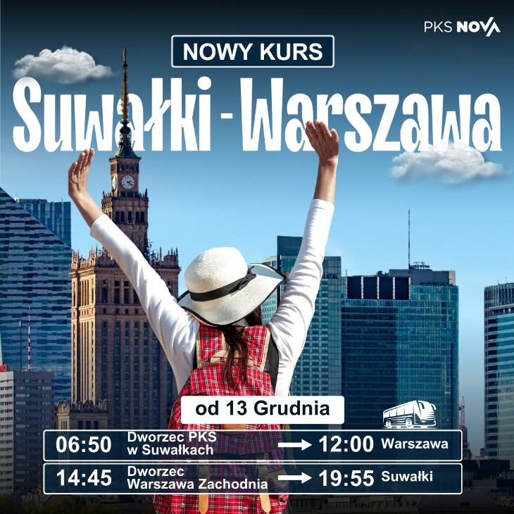 Grajewo zyska nowe połączenie z Warszawą