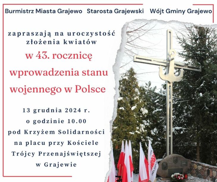 43 rocznica wprowadzenia stanu wojennego w Polsce