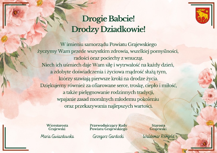 Życzenia z okazji Dnia Babci i Dnia Dziadka