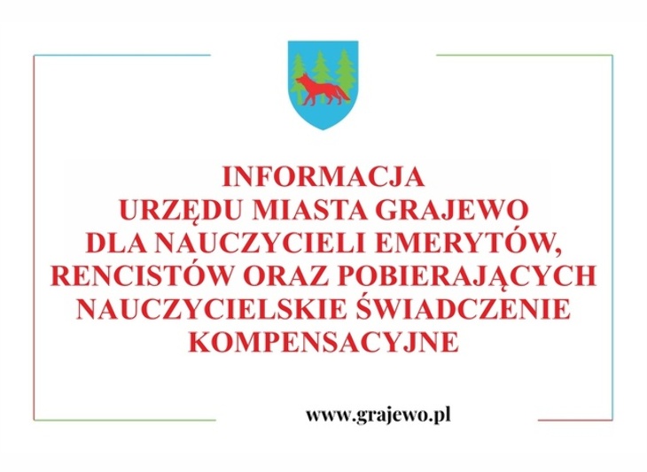 Informacja Urzędu Miasta dla nauczycieli