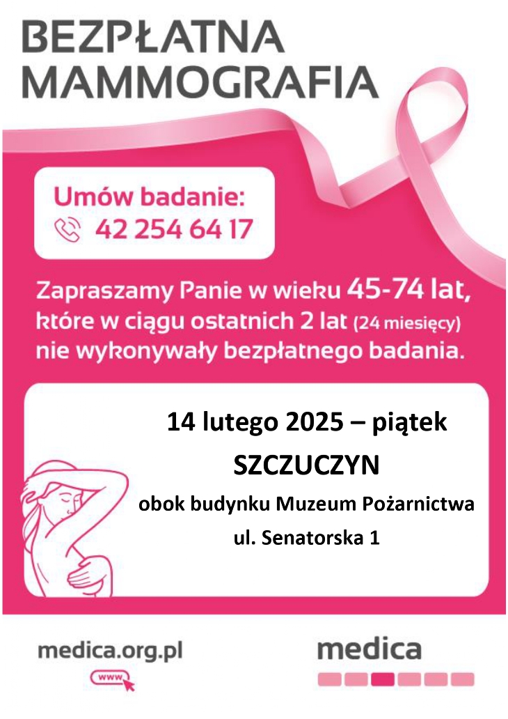 Badania mammograficzne w Szczuczynie (14.02.)