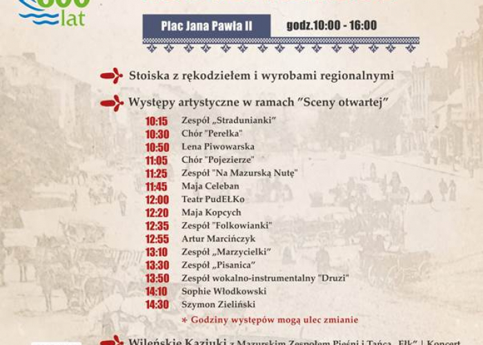 Ełckie Centrum Kultury zaprasza na XXXV Jarmark Kaziuka