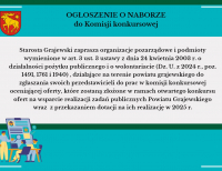 Ogłoszenie Starosty Grajewskiego 