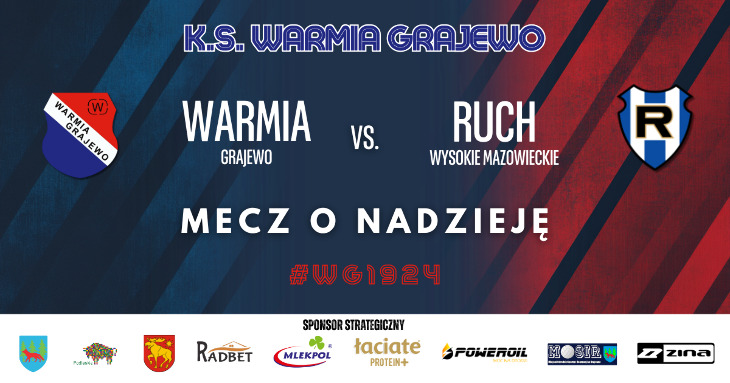 WARMIA - RUCH (środa 30.04 godz. 17:30)