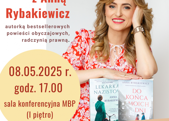 Spotkanie autorskie z Anną Rybakiewicz