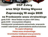 Żebry. Uroczyste przekazanie wozu strażackiego dla OSP
