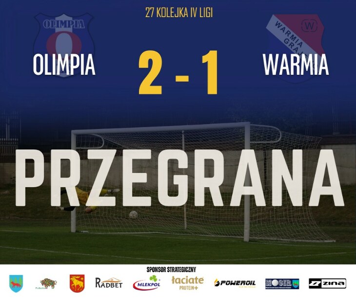 OLIMPIA Zambrów - WARMIA Grajewo 2:1 