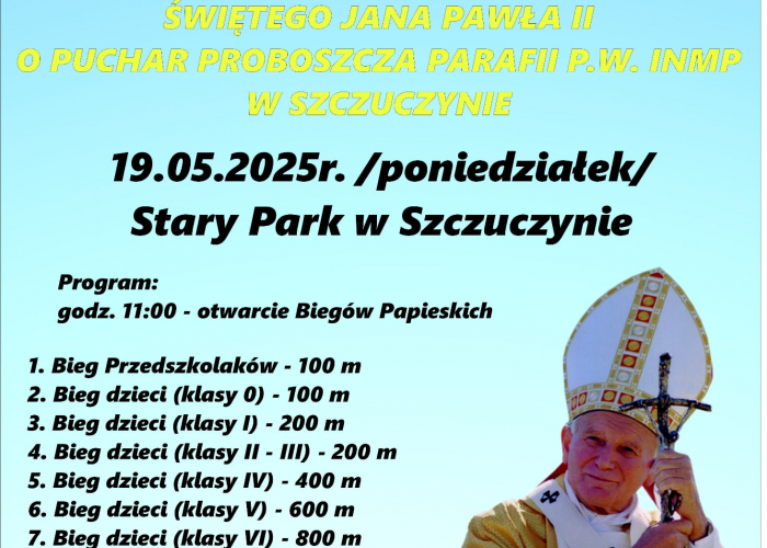 Szczuczyn: Biegi Papieskie 2025