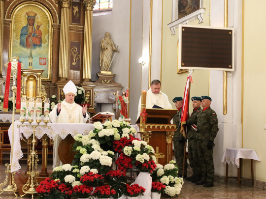 Przedstawiciele Powiatu Grajewskiego na uroczystościach majowych